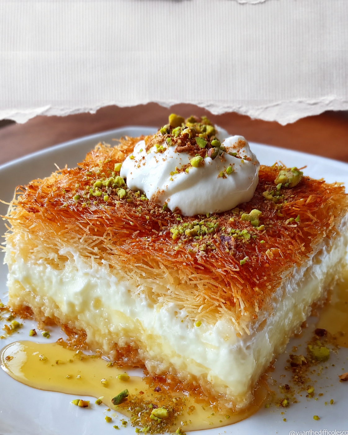 Kunafa cu cremă